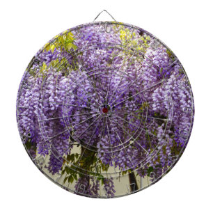 Violet Wisteria Flowers Dartbord
