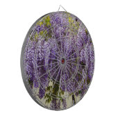 Violet Wisteria Flowers Dartbord (Voorkant Links)