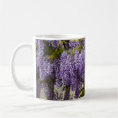 Violet Wisteria Flowers Koffiemok (Links)