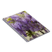 Violet Wisteria Flowers Notitieboek (Rechterzijde)