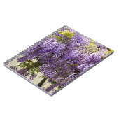 Violet Wisteria Flowers Notitieboek (Linkerzijde)