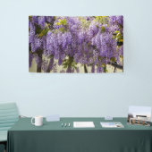Violet Wisteria Flowers Spandoek (Beurs)