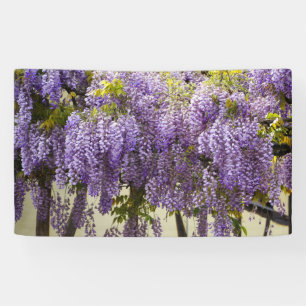 Violet Wisteria Flowers Spandoek