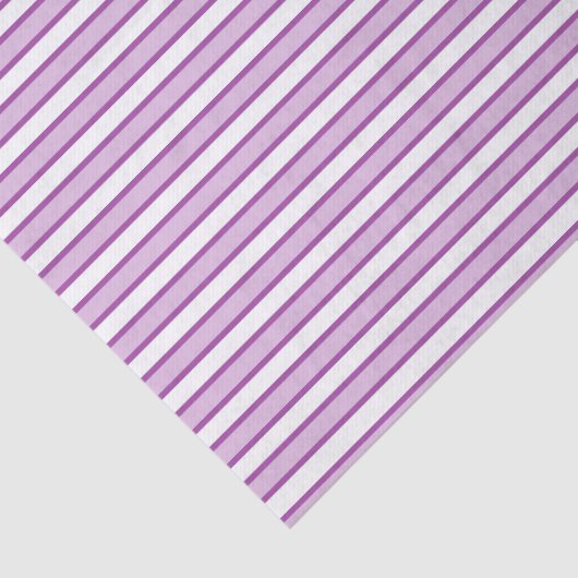Violet, witte en Paarse strepen Tissuepapier (Detail)