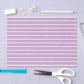 Violet, witte en Paarse strepen Tissuepapier (Craft)