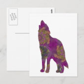 Violet Wolf Briefkaart (Voorkant / Achterkant)