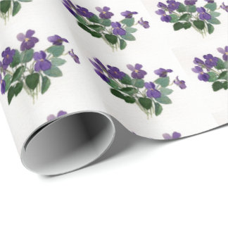 Violet Wrapping papper Cadeaupapier