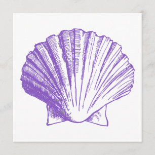 Violet Zee Shell Luau - uitnodiging tot ontvangst