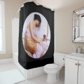 Violet, zoet Violet c1908 Douchegordijn (In situ)