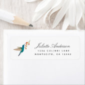 Violetar Hummingbird return address Label (Insitu)