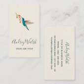 Violetar Hummingbird Visitekaartje (Voorkant / Achterkant)