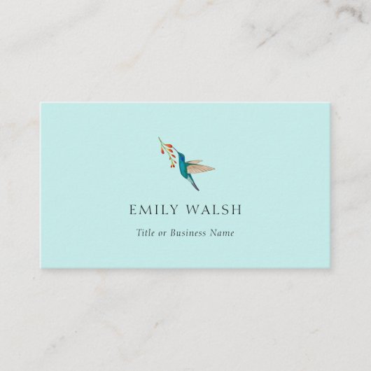 Violetar Hummingbird Visitekaartje (Voorkant)