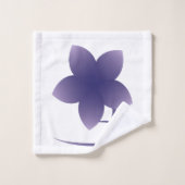 Violetbloem Bad Handdoek (Wasdoekje)