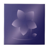 Violetbloem Tegeltje (Voorkant)