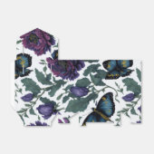 Violetkleurige magenta bloem vlinders in Victoriaa Bedankdoosjes (Uitgevouwen)