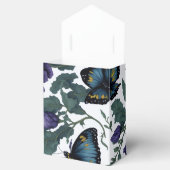 Violetkleurige magenta bloem vlinders uit het vict bedankdoosjes (Geopend)