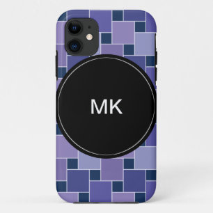 Violetkleurige Vierkanten Case-Mate iPhone Case
