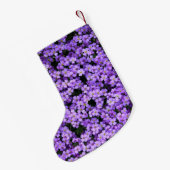 Violets Christmas Stocking Kleine Kerstsok (Achterkant (Hangend))