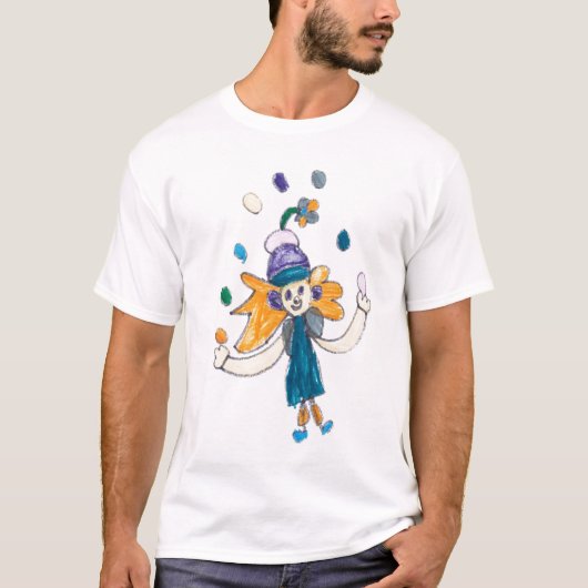 Violet's clown t-shirt (Voorkant)