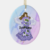 Violets Engel Keramisch Ornament (Rechts)