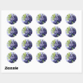 Violets Flower Art Sticker (Vel)
