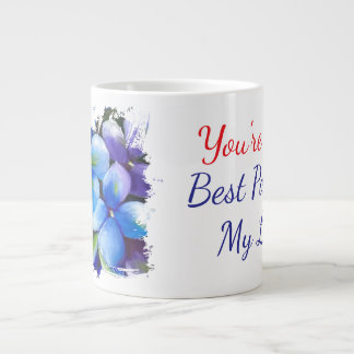 violets flower you're the best part of my life grote koffiekop