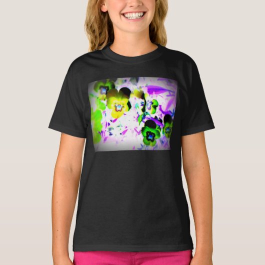 Violets Girls' T-Shirt (Voorkant)