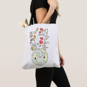 Violet's herbruikbare canvas tas (Dichtbij)