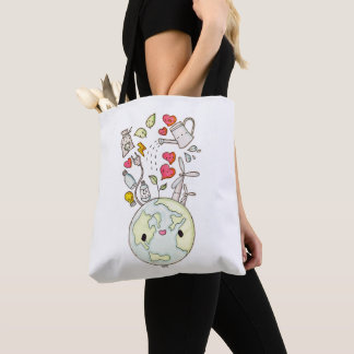 Violet's herbruikbare canvas tas