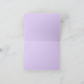 Violets Horizontal Blank Note Kaart (Binnen)