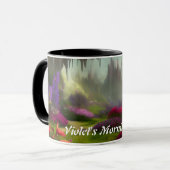 Violet's Morning Tea Gepersonaliseerd  Mok (Voorkant links)