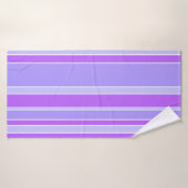 Violetstrepen Badhanddoek (Badhanddoek)