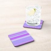 Violetstrepen Bier Onderzetter (Rechterzijde)