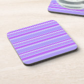 Violetstrepen Bier Onderzetter (Linkerzijde)