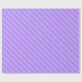 Violetstrepen Cadeaupapier (Vlak)