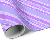 Violetstrepen Cadeaupapier (Rol Hoek)