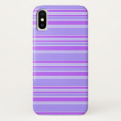 Violetstrepen Case-Mate iPhone Case (Achterkant)