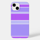 Violetstrepen Case-Mate iPhone Case (Achterkant)