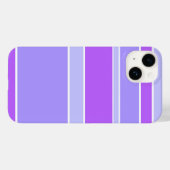 Violetstrepen Case-Mate iPhone Case (Achterkant (horizontaal))