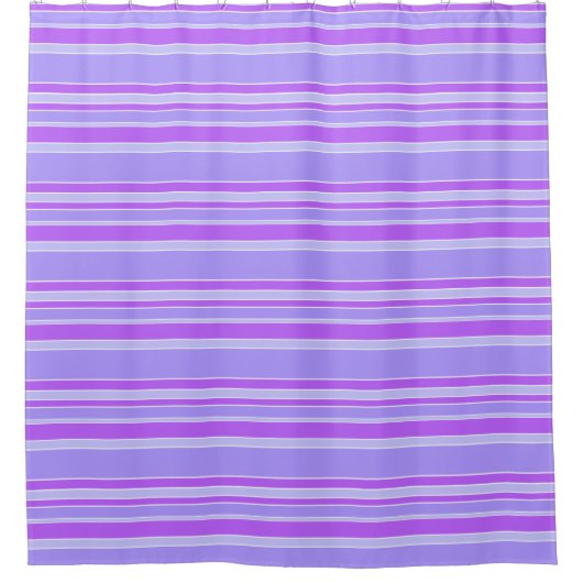 Violetstrepen Douchegordijn (Voorkant)