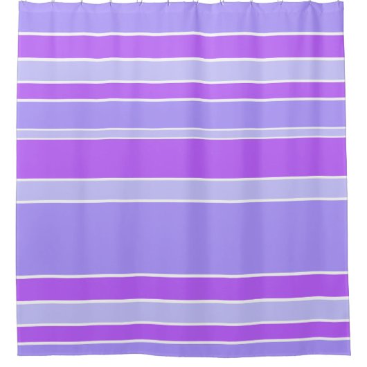 Violetstrepen Douchegordijn (Voorkant)