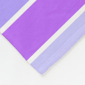 Violetstrepen Fleece Deken (Hoek)