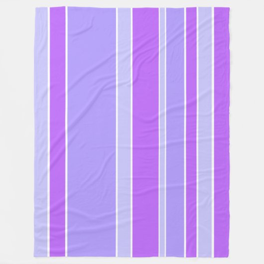 Violetstrepen Fleece Deken (Voorkant)