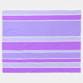 Violetstrepen Fleece Deken (Voorkant (Horizontaal))