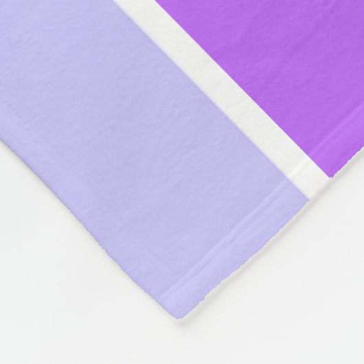 Violetstrepen Fleece Deken (Hoek)