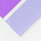 Violetstrepen Fleece Deken (Hoek)