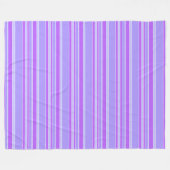 Violetstrepen Fleece Deken (Voorkant (Horizontaal))