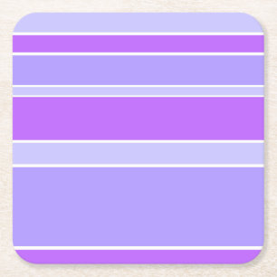 Violetstrepen Kartonnen Onderzetters