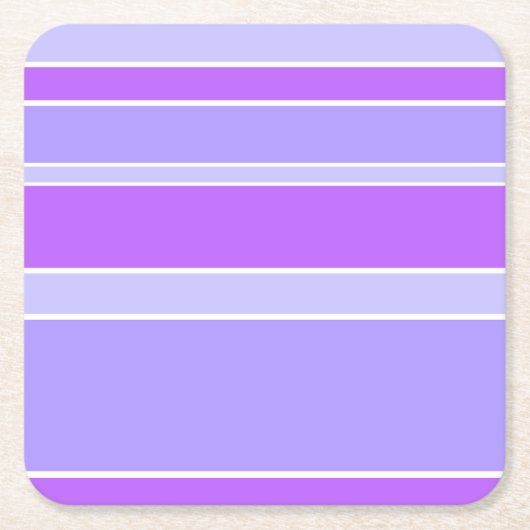 Violetstrepen Kartonnen Onderzetters (Voorkant)
