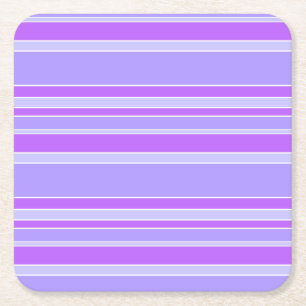 Violetstrepen Kartonnen Onderzetters